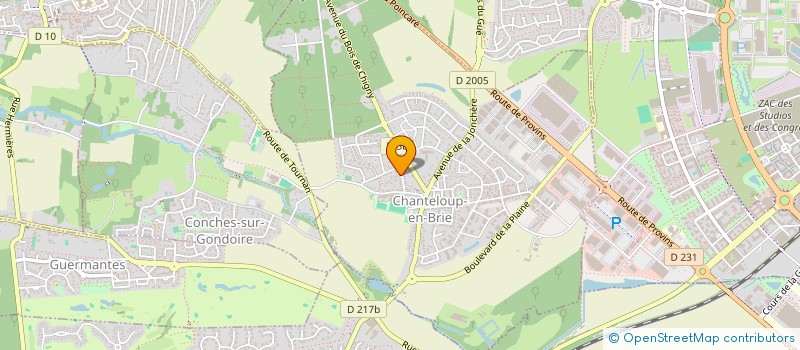 localisation de l'entreprise MONSIEUR VALENTIN AUBERT  CHANTELOUP-EN-BRIE