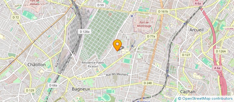 localisation de l'entreprise MONSIEUR VALENTIN AUDIN à BAGNEUX