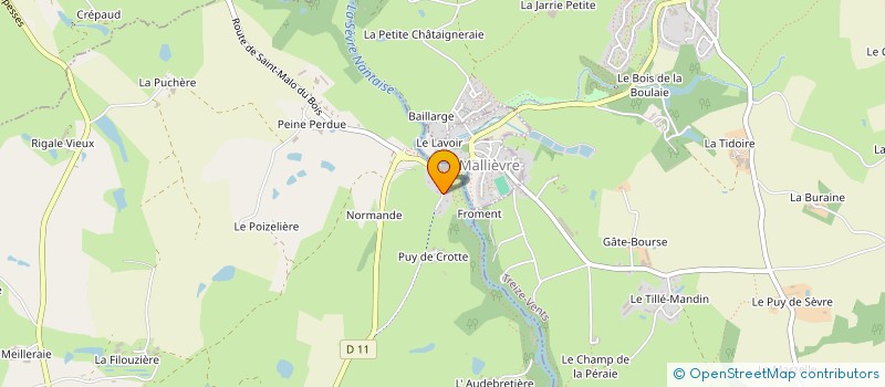 localisation de l'entreprise MONSIEUR VALENTIN AUGEREAU  LES EPESSES