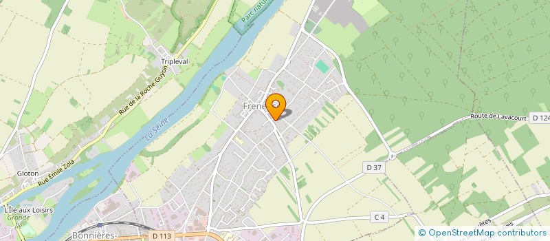 localisation de l'entreprise MONSIEUR VALENTIN AUVRAY  FRENEUSE