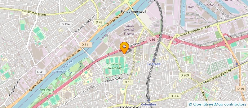 localisation de l'entreprise MONSIEUR VALENTIN AUVRAY  COLOMBES