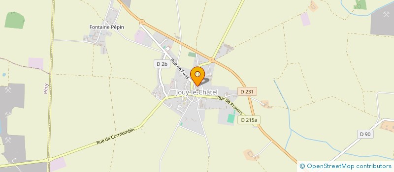 localisation de l'entreprise MONSIEUR VALENTIN BACHELET à JOUY-LE-CHATEL