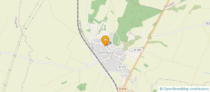 localisation de l'entreprise MONSIEUR VALENTIN BACHOTET  GEMEAUX