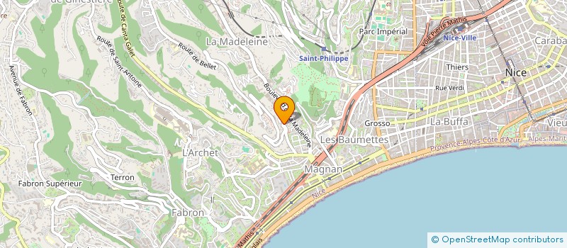 localisation de l'entreprise MONSIEUR VALENTIN BADIE à NICE