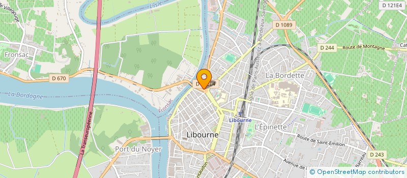 localisation de l'entreprise MONSIEUR VALENTIN BADOC  LIBOURNE