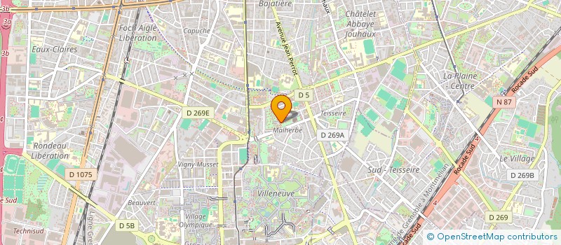 localisation de l'entreprise MONSIEUR VALENTIN BAETZ  GRENOBLE