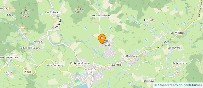 localisation de l'entreprise MONSIEUR VALENTIN BAILLY  MATOUR