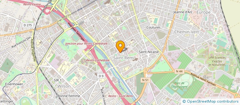 localisation de l'entreprise MONSIEUR VALENTIN BALACI  REIMS