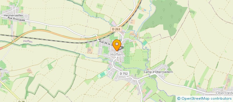 localisation de l'entreprise MONSIEUR VALENTIN BALL  HOFFEN