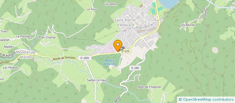 localisation de l'entreprise MONSIEUR VALENTIN BALOGH  CRETS EN BELLEDONNE