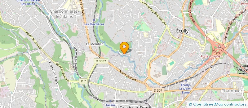 localisation de l'entreprise MONSIEUR VALENTIN BANSAC  ECULLY