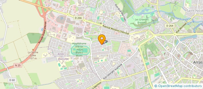 localisation de l'entreprise MONSIEUR VALENTIN BAPST à ARRAS