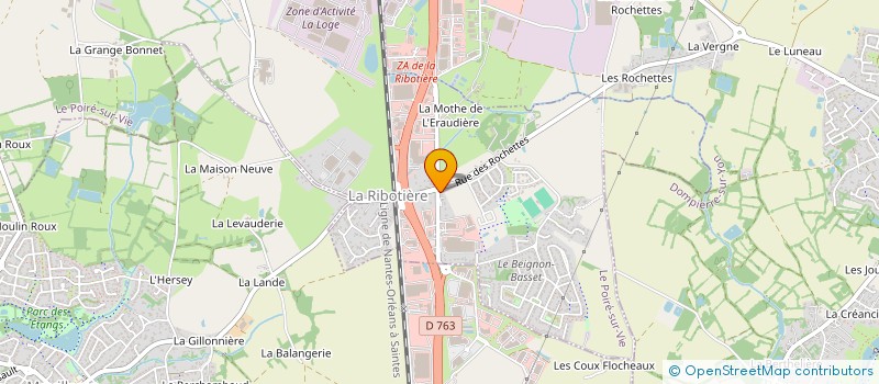 localisation de l'entreprise MONSIEUR VALENTIN BARANGER à LE POIRE-SUR-VIE