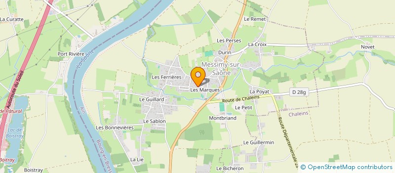 localisation de l'entreprise MONSIEUR VALENTIN BARET à MESSIMY-SUR-SAONE