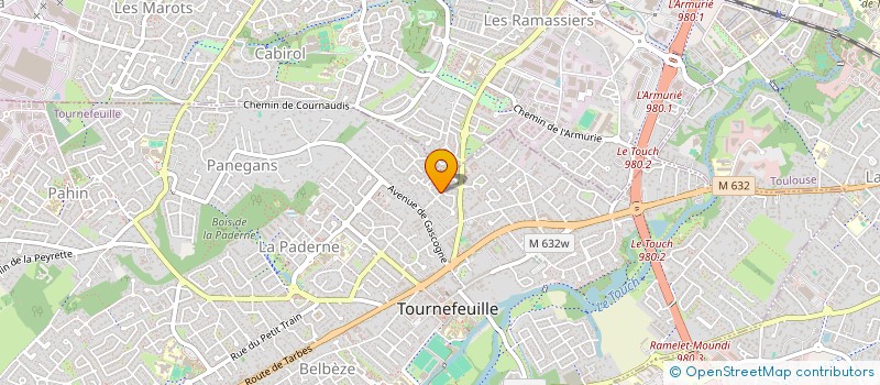 localisation de l'entreprise MONSIEUR VALENTIN BARRABES  TOURNEFEUILLE