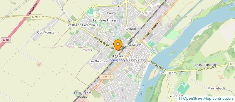 localisation de l'entreprise MONSIEUR VALENTIN BARRAU  BEAUGENCY