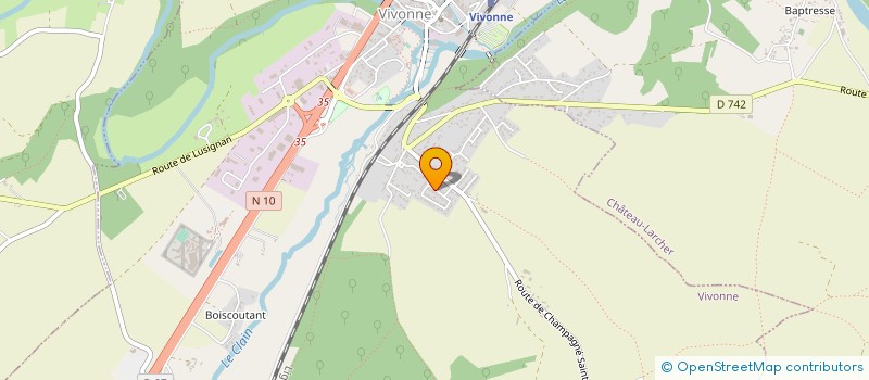 localisation de l'entreprise MONSIEUR VALENTIN BARRAULT  VIVONNE