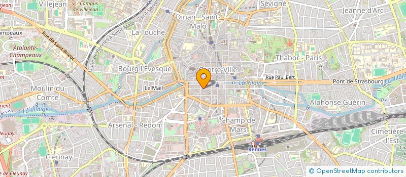 localisation de l'entreprise MONSIEUR VALENTIN BARRE  RENNES