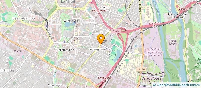 localisation de l'entreprise MONSIEUR VALENTIN BATUT  TOULOUSE