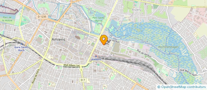 localisation de l'entreprise MONSIEUR VALENTIN BAUDOIN  AMIENS