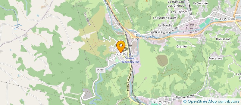 localisation de l'entreprise MONSIEUR VALENTIN BAUGUIL  VIVIEZ