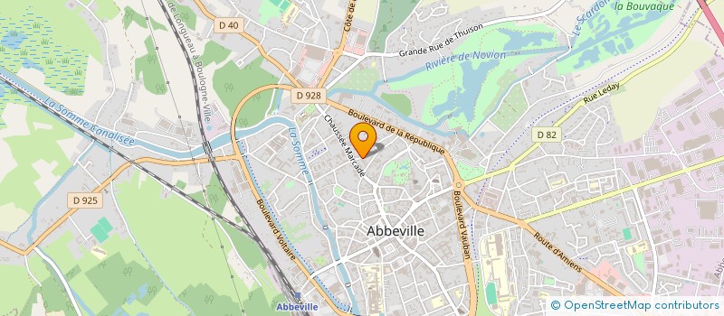 localisation de l'entreprise MONSIEUR VALENTIN BEAL à ABBEVILLE