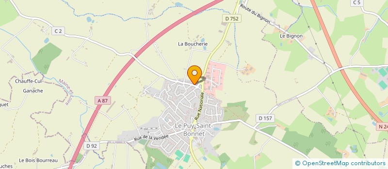 localisation de l'entreprise MONSIEUR VALENTIN BEAUMARD à CHOLET