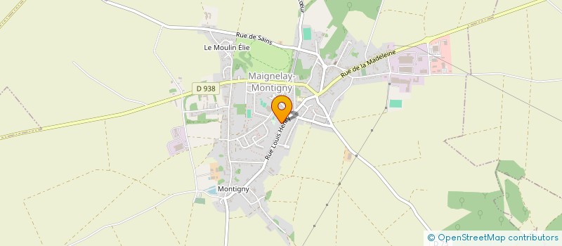 localisation de l'entreprise MONSIEUR VALENTIN BECQUET  MAIGNELAY-MONTIGNY