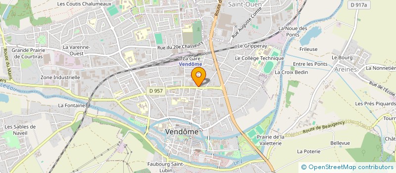 localisation de l'entreprise MONSIEUR VALENTIN BEGUIN  VENDOME