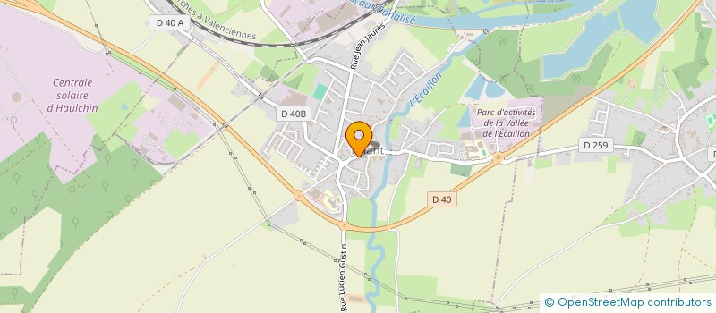 localisation de l'entreprise MONSIEUR VALENTIN BENOIST  THIANT