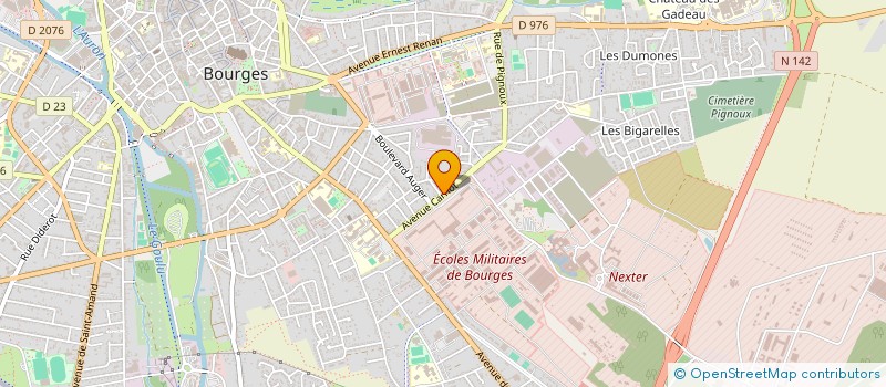 localisation de l'entreprise MONSIEUR VALENTIN BERGER à BOURGES