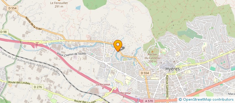 localisation de l'entreprise MONSIEUR VALENTIN BERNARD  HYERES