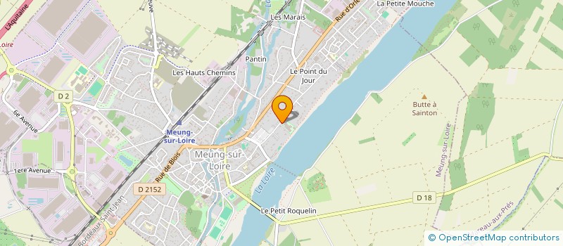 localisation de l'entreprise MONSIEUR VALENTIN BERNARD  MEUNG-SUR-LOIRE