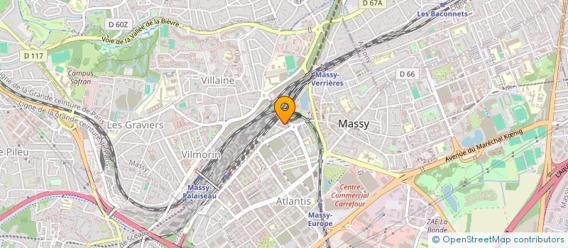 localisation de l'entreprise MONSIEUR VALENTIN BERNIER à MASSY