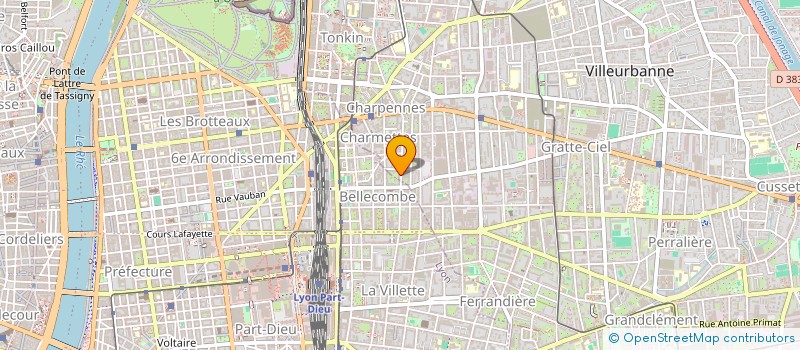 localisation de l'entreprise MONSIEUR VALENTIN BERT  VILLEURBANNE