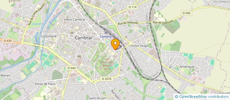 localisation de l'entreprise MONSIEUR VALENTIN BESSON  CAMBRAI