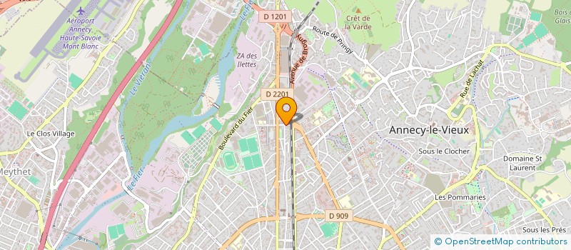 localisation de l'entreprise MONSIEUR VALENTIN BETRIX à ANNECY