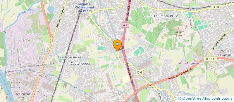 localisation de l'entreprise MONSIEUR VALENTIN BIBI  SORGUES