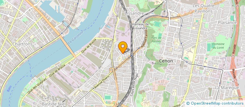 localisation de l'entreprise MONSIEUR VALENTIN BIFFI  CENON