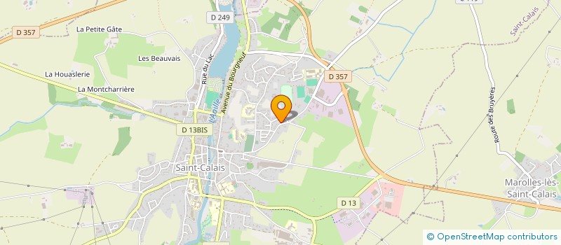 localisation de l'entreprise MONSIEUR VALENTIN BIGNON  SAINT-CALAIS