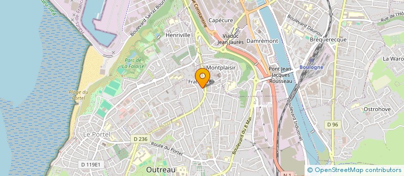 localisation de l'entreprise MONSIEUR VALENTIN BIGNOT  OUTREAU