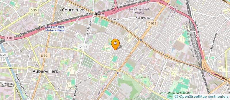 localisation de l'entreprise MONSIEUR VALENTIN BIIRET  AUBERVILLIERS