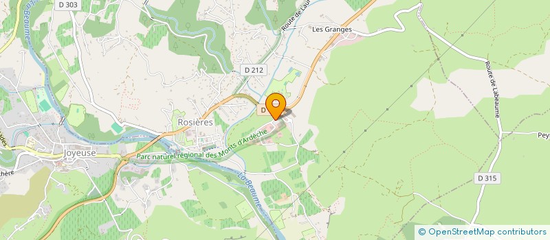 localisation de l'entreprise MONSIEUR VALENTIN BINVIGNAT  ROSIERES