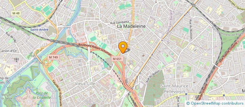 localisation de l'entreprise MONSIEUR VALENTIN BLAIS à LA MADELEINE