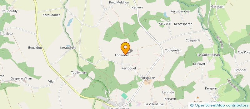 localisation de l'entreprise MONSIEUR VALENTIN BLANCHARD  LANNEANOU