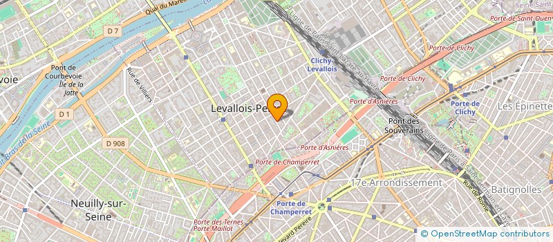 localisation de l'entreprise MONSIEUR VALENTIN BLANCHOT à LEVALLOIS-PERRET