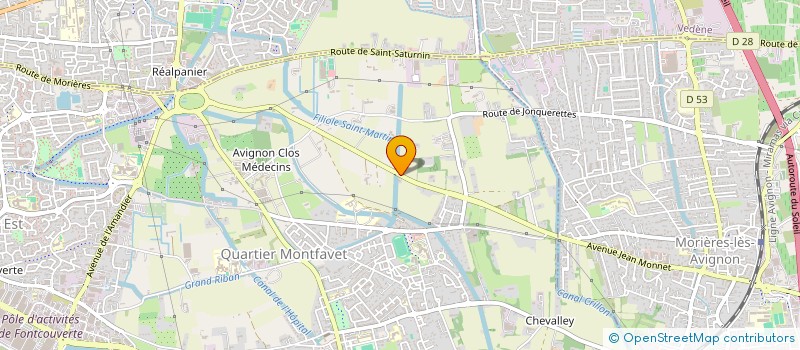 localisation de l'entreprise MONSIEUR VALENTIN BLIGNY  AVIGNON