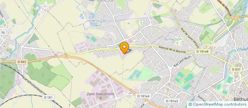 localisation de l'entreprise MONSIEUR VALENTIN BLONDEL  VENDIN-LES-BETHUNE