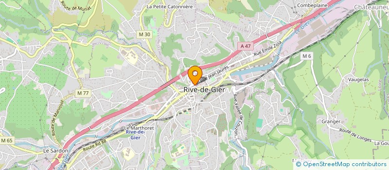localisation de l'entreprise MONSIEUR VALENTIN BONCORI  RIVE-DE-GIER