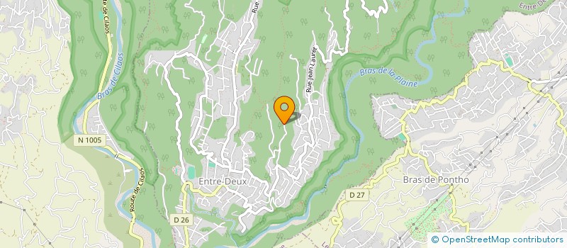 localisation de l'entreprise MONSIEUR VALENTIN BONNEAU  ENTRE-DEUX